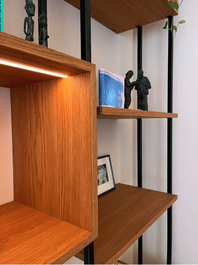 led verlichting in vakkenkast
